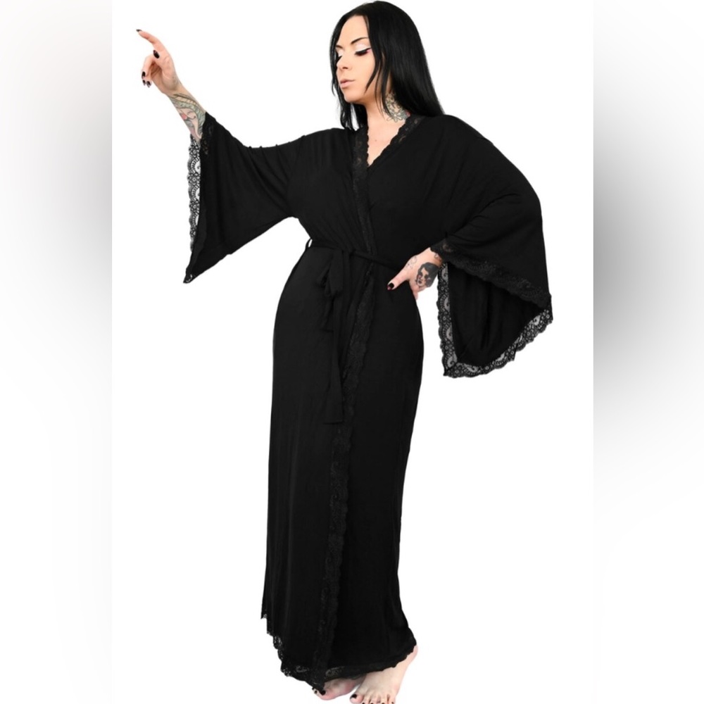 Foxblood Brand New Black Robe Small